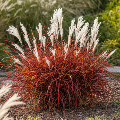 Мискантус Леди ин Ред
