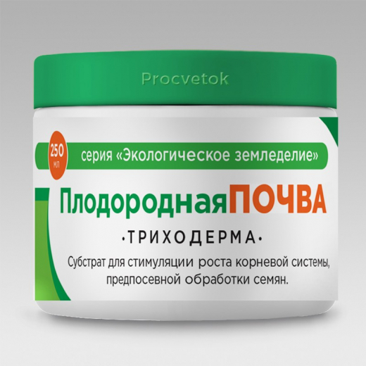 Procvetok® Субстрат Плодородная Почва(грибы Trichoderma RP1-12) 0,25 л
