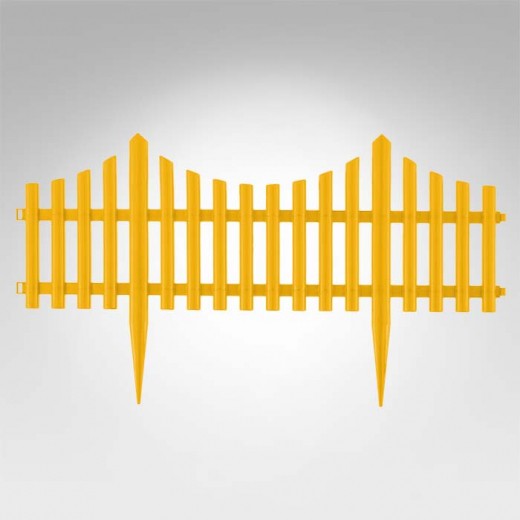 Забор декоративный Гибкий, 24х300 см, желтый, Россия// Palisad